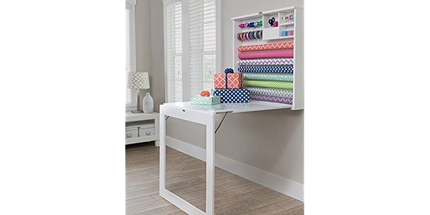 American Crafts We R Memory Keepers Fold Down Gift Wrap Station