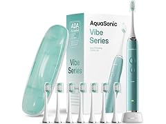 AquaSonic Vibe Series Toothbrush Green