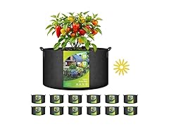 Simple Deluxe 12 Pack 15 Gallon Grow Bags