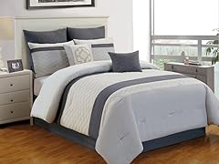 Cal King-Verina 8pc Comforter Set-4 Colors