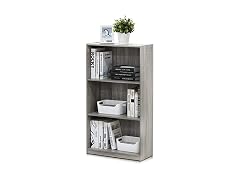 Furinno BASIC 3-Tier Bookshelf Oak