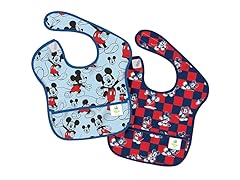 Super Bib- 2 Pack- Mickey Checkered