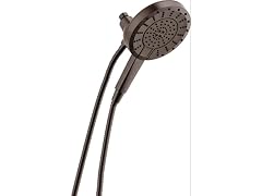 Delta 5-Setting In2ition 2-in-1 Dual Shower Head- Bronze