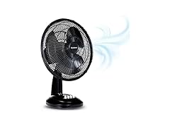 Brookstone 12-Inch Oscillation Desk Fan