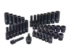 DEWALT DWMT45443 42pc 3/8in dr metric impact sockets