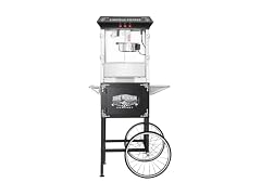 6035 Great Northern Black Antique Style 8oz Popcorn Popper Machine 