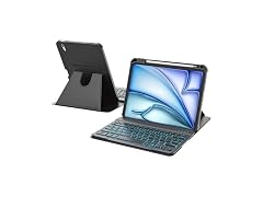 RAYMCRAFT Black iPad Air 11" Case W/ Keyboard