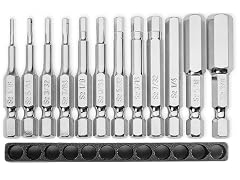 12-Piece Allen Wrench Drill Bit Set