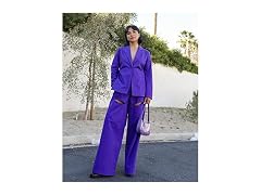 The Drop Heliotrope Thigh Cut-Out Wide