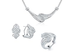 White Diamond 3pcs Set, 0.5ct