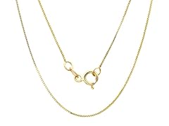 14kt Gold Box Chain - 30"