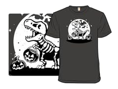 Spooky T-Rex Skeleton