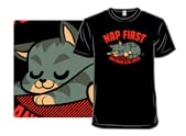Nap First Anything Else Later Cat