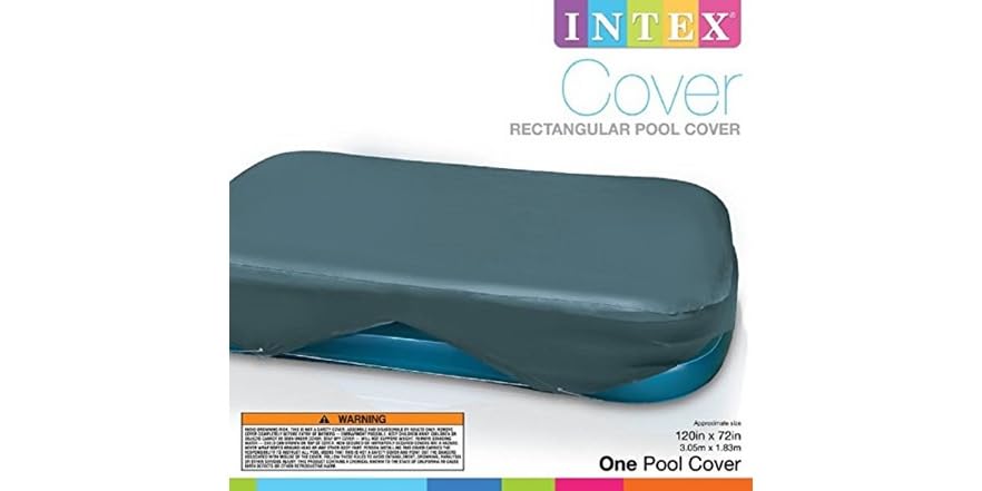Intex Rectangular Pool Cover for Swim Cover