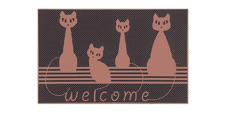 Baroque Series Cats Door Mat (Color of Choice)