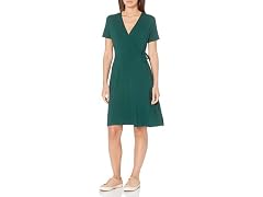 Amazon Essentials Women (XXL) Short Sleeve V Dress