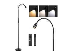 AUZONIMICS Reading Floor Lamp, 72" Black