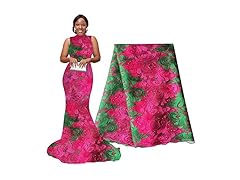 PQDAYSUN African Net Guipure Cord Lace