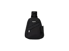 Baggallini Medium Sling Backpack - 9"x11" Lightweight Sling Bag with Convertible Adjustable Shoulder Strap