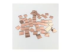 NUORUI 3/4" Square Mosaic Mirror Tiles Rose Gold