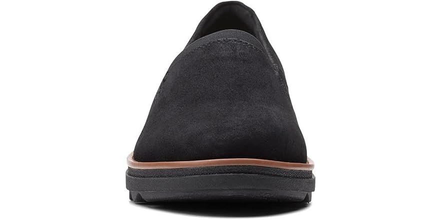 Mocassino Donna Clarks Sharon Dolly In Pelle Scamosciata - Zeppa Ultraleggera Con Plantare Ortholite - 4