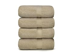 Ariv 4PK Oversized Bath Towels