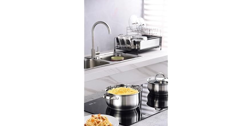 12-Piece Cookware Sets with Glass Lid