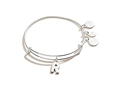 Alex and ANI Initial R Bangle Silver