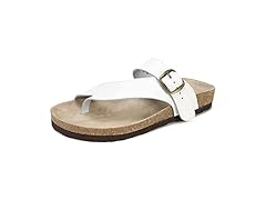 Kid's White Mountain White Sandal (2M)