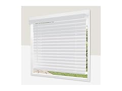 CHICOLOGY 2" Cordless Faux Wood Blinds 17" W x 60" H