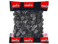 Venco - Coin Shaped Black licorice - 1Kg