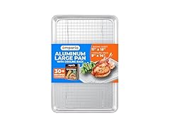 Emporio Aluminum Baking Pan 2pk- 10.5"x15"