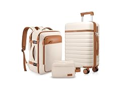 UKEIN 3Pc Luggage Set w/Backpack 20in