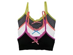 6Pk Lace Trims Bralettes