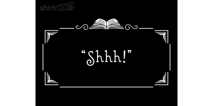 Shhhh Library Sign Shhh! Library Voices