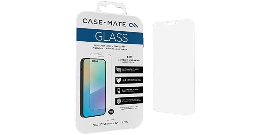 Case-Mate iPhone 14 Pro Max Screen Protector