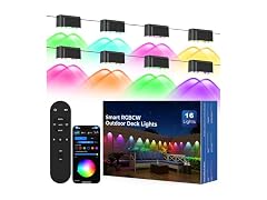 KIALUSH 16 Lights Smart Fence Lights