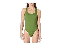 Amazon Essentials Women (M) Swimsuit Olive 2