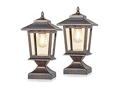 2 Pack Solar Post Cap Lights