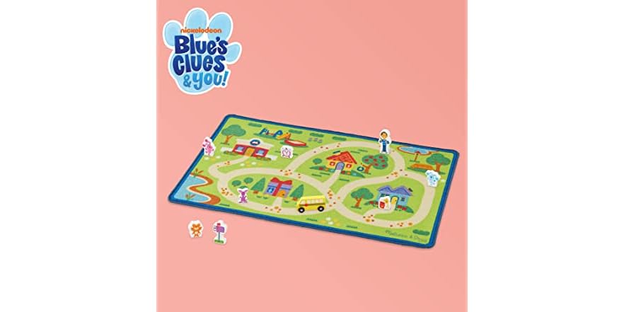 Melissa & Doug FFP Blues Clues Activity Rug