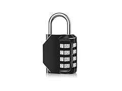 SUTOUG Combination Lock Waterproof 4 Digit Padlocks