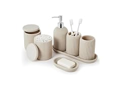 Z ZONAMA 7 Piece Bathroom Accessories Set