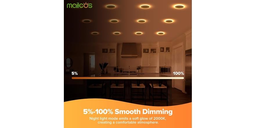 Led Light Recess Dimmable LED Recessed Ceiling Light 12-Pack