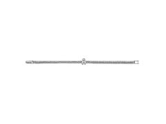 Initial Tennis + Cuban CZ Bracelet
