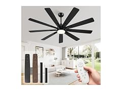 CJOY 62in Ceiling Fan 9-Blade 3CCT