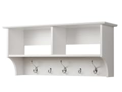 36" Wide Hanging Entryway Shelf in White