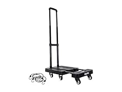 Trolley Dolly Platform Cart 6-Wheel Handtruck