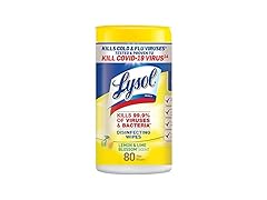 Lysol Disinfecting Wipes, 80 Count (1-Pack)