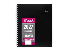 Mead 2027 Planner, 15-Month Oct-Dec, 8.5" x 11"