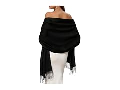 FURTALK Shawl, Black